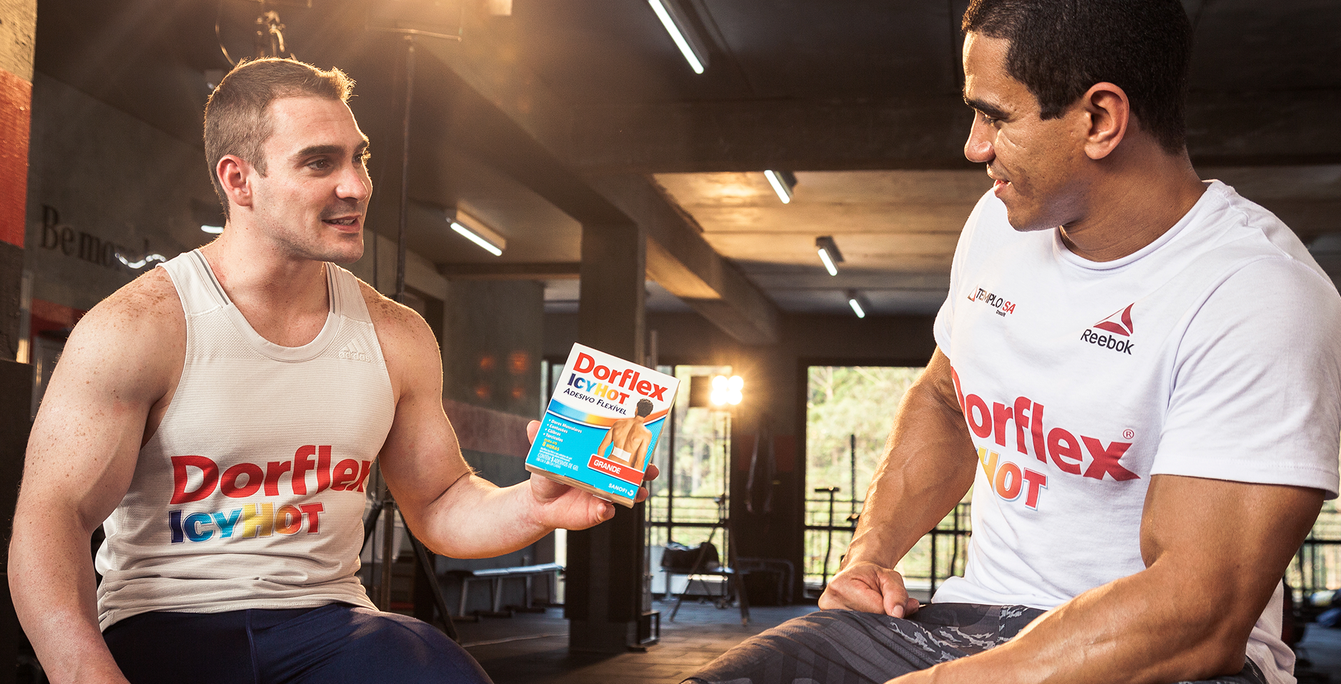 Campanha Dorflex Icyhot com Arthur Zanetti, Marcelo Melo e Jaque Carvalho